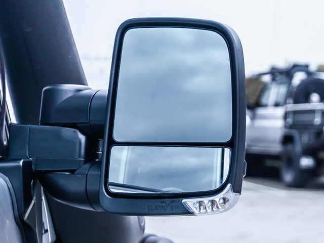 Clearview Next Gen Tow Mirrors Suitable For Ford Everest 2015 to Current (Heated, Indicators, Electric, Black) (Pair) - CVNG-FD-EV-HIEB